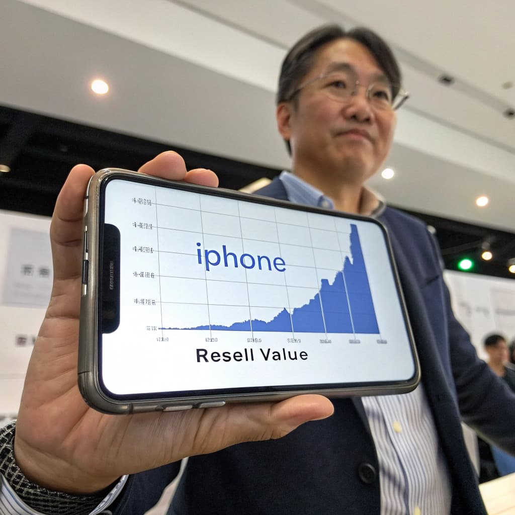 iPhoneの買取価格推移グラフ