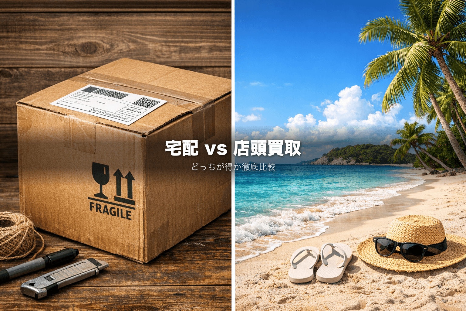 iPhone宅配買取vs店頭買取｜どっちが得か徹底比較