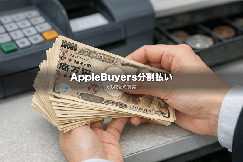 【AppleBuyers】分割払い中6%減額の真実!現金vs振込の差額も完全公開