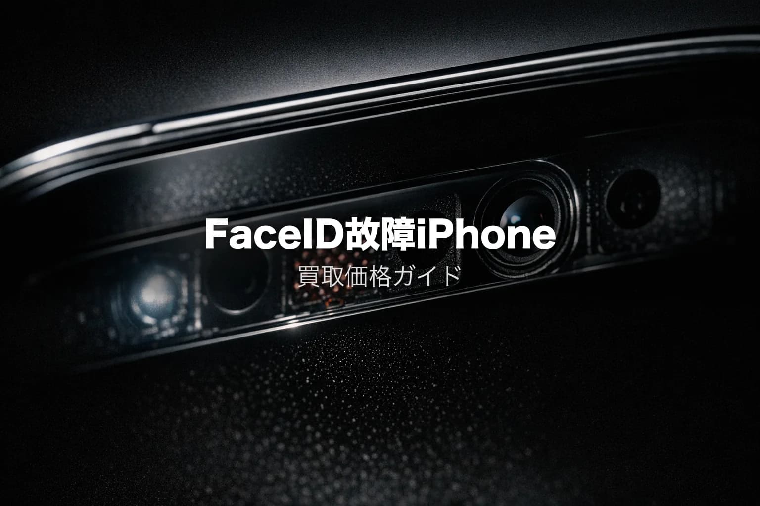 FaceID故障iPhoneの買取価格|54%減額でも売却が有利な理由