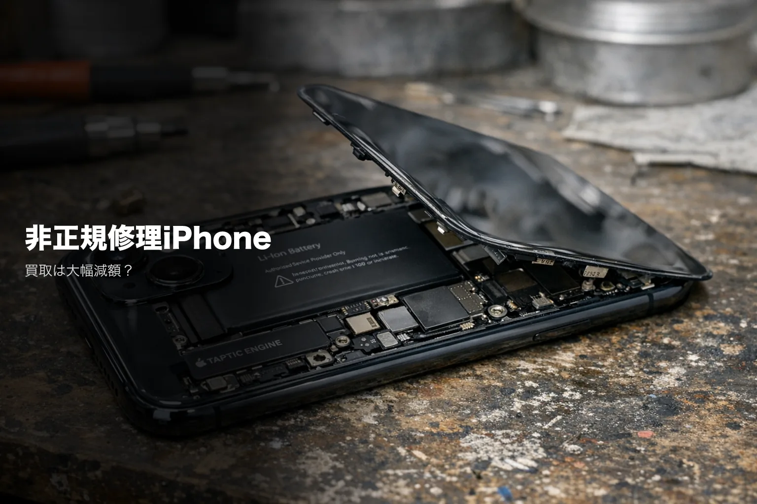非正規修理したiPhoneは買取できる?減額幅とパーツ交換の影響