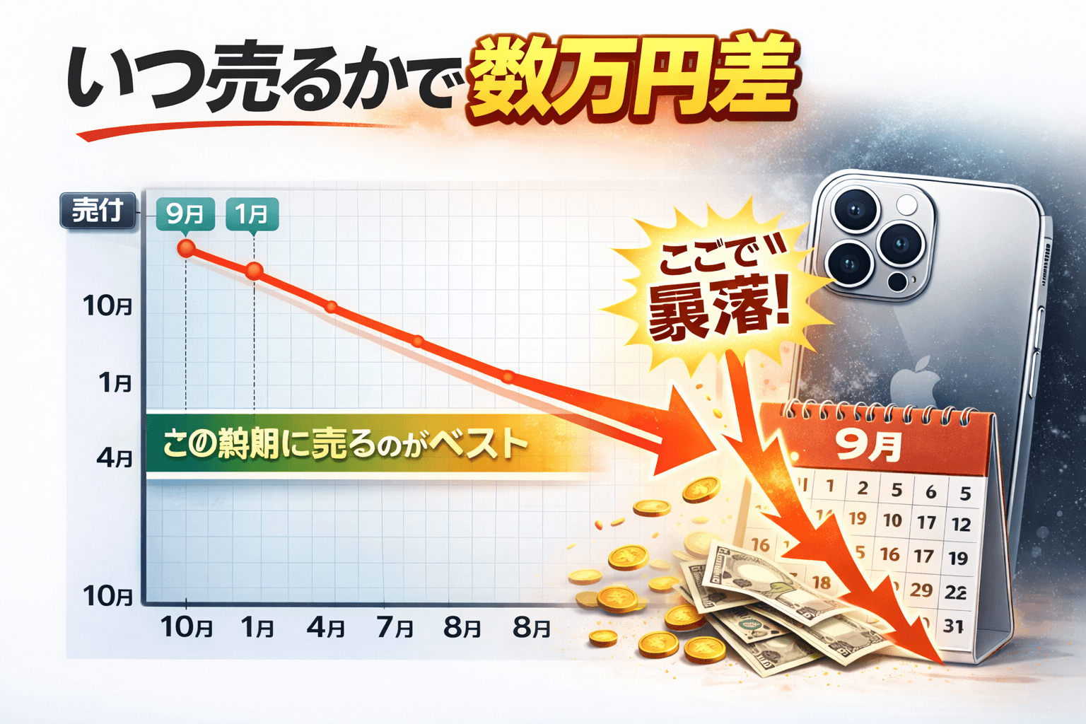 iPhone買取相場の推移と今後の予測【2026年版データで売り時がわかる】