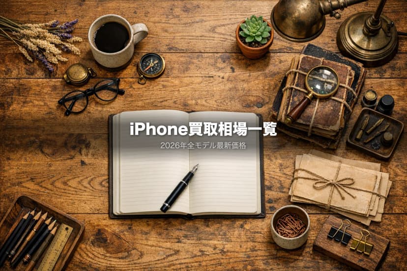iPhone買取相場2026完全一覧:全モデルの買取価格・容量別の目安を解説