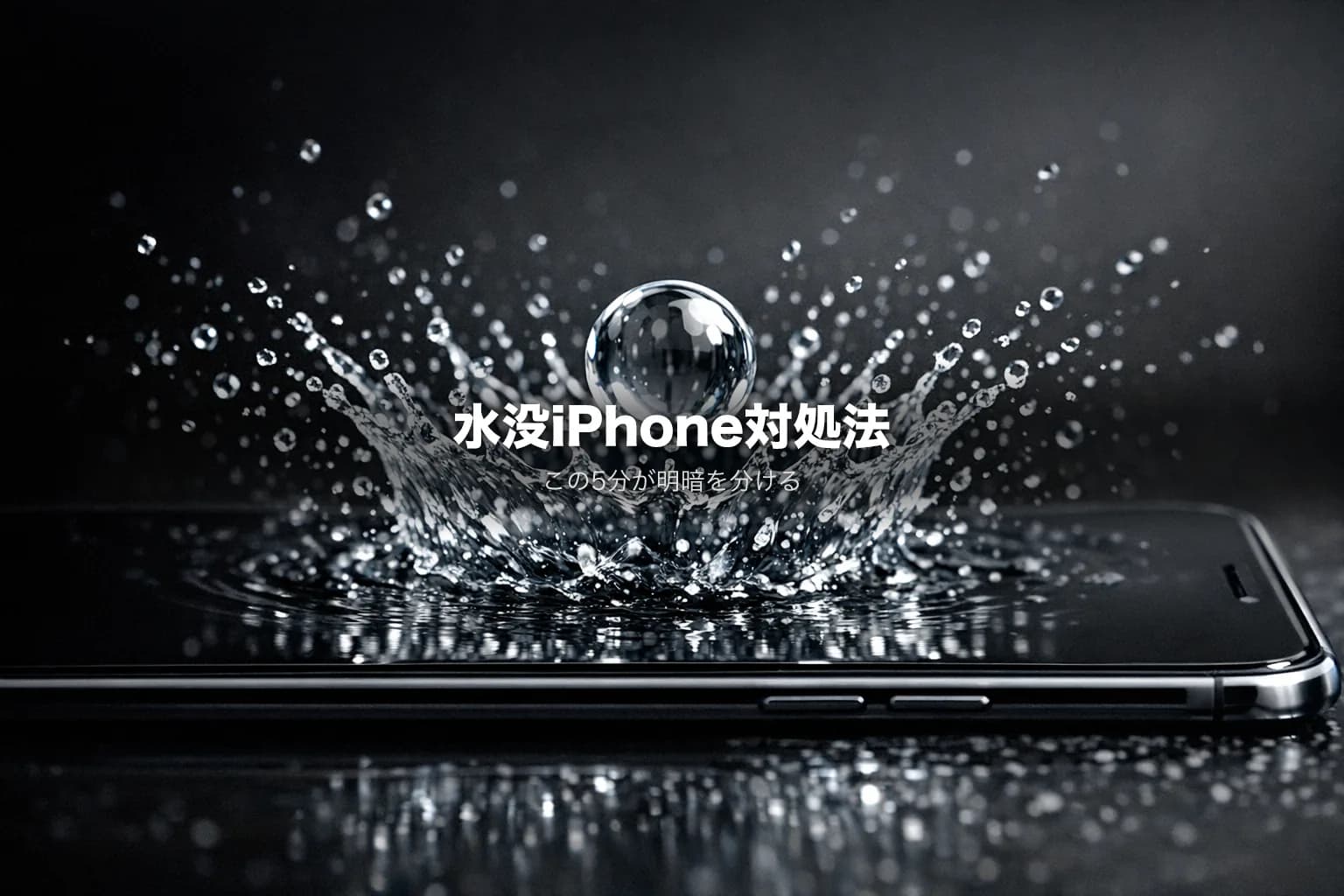 iPhone水没したらすぐやること|復旧手順と買取で売れる条件