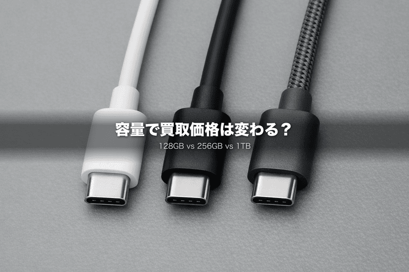 iPhoneの容量で買取価格はいくら変わる?128GB・256GB・1TBを実データで徹底比較