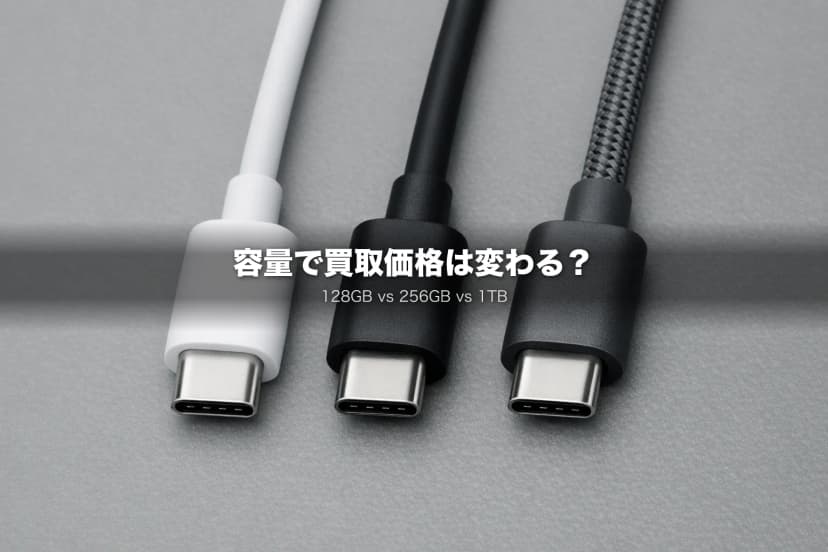 iPhone容量別の買取価格を比較|128GB・256GB・512GB・1TBでどれが得?